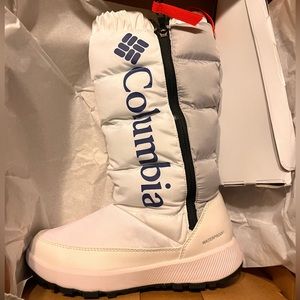 Columbia White Paninaro Omni-Heat Tall boots 5.5